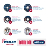 WEILER COMBO BOX 6.10 METAL&STONE 115mm 10 részes