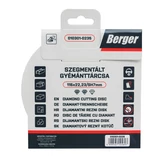 BERGER szegmentált gyémánttárcsa 115x22,23/SH7mm