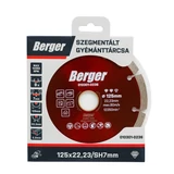 BERGER szegmentált gyémánttárcsa 125x22,23/SH7mm