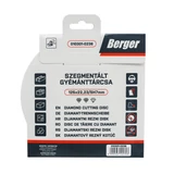 BERGER szegmentált gyémánttárcsa 125x22,23/SH7mm