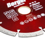 BERGER szegmentált gyémánttárcsa 125x22,23/SH7mm