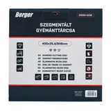 BERGER szegmentált gyémánttárcsa 400x25,4/SH8mm