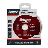 BERGER csempe gyémánttárcsa 115x22,23/SH5mm