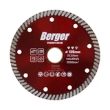 BERGER extra vékony turbo gyémánttárcsa 125x1,3x22,23/SH7mm