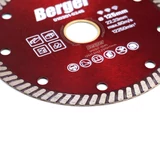 BERGER extra vékony turbo gyémánttárcsa 125x1,3x22,23/SH7mm