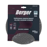 BERGER tépőzáras csiszolóháló d225/C240 5db