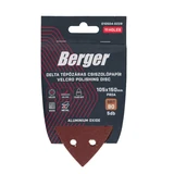 BERGER delta csiszolópapír 11 lyukas letéphető 105x150 P80 5 db