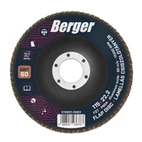 BERGER lamellás csiszolótányér F27 egyenes 115x22,2 P60A
