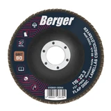 BERGER lamellás csiszolótányér F27 egyenes 115x22,2 P80A