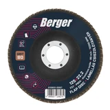 BERGER lamellás csiszolótányér F27 egyenes 125x22,2 P80A