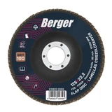 BERGER lamellás csiszolótányér F29 kúpos 125x22,2 P100A