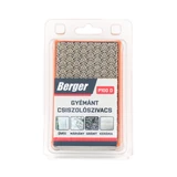 BERGER gyémántszemcsés csiszolószivacs 55x90x25 P100D narancs