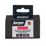 BERGER csiszolószivacs ék-ív profillal közepesen lágy 70x100x25 P60A