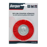 BERGER nylon csapos körkefe 100xS6
