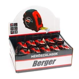 BERGER mérőszalag, gumírozott 10mx25mm