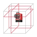 LEICA Lino L6R-1 többirányú keresztlézer 3x360° (Piros) 912969