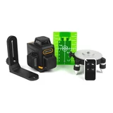 BERGER akkus vonallézer zöld 3x360° 4,0Ah Li-Ion állvánnyal ZNLP363G-3D SET