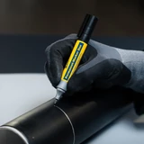 BLEISPITZ Duo kétvégű jelölőfilc 1,5-3,0mm fekete-ezüst készlet 3db filc + 1db övtok No.1799