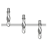 BOHRCRAFT metrikus kombinált gépi menetfúró HSS-G M10xSW1/4"