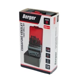 BERGER csigafúró készlet HSS-R 25r. 1,0-13,0/0,5 Metal-Box