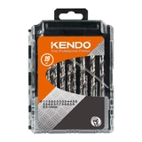 KENDO csigafúró készlet HSS-G 19r. 1,0-10,0/0,5 P-Box No.11603233