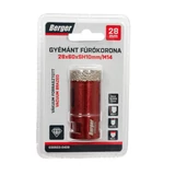 BERGER menetes gyémánt fúrókorona 28x60xSH10mm/M14