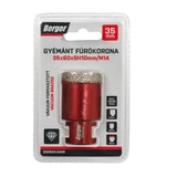 BERGER menetes gyémánt fúrókorona 35x60xSH10mm/M14