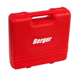 BERGER keményfém szemcsés csempelyukfúró készlet 8r. HM 33-83mm kofferben
