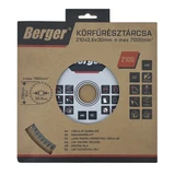 BERGER körfűrésztárcsa keményfém trapéz fogazattal HM 250x2,8x30mm Z100/FZ/TZ