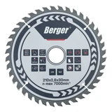 BERGER körfűrésztárcsa keményfém váltó fogazattal HM 450x3,6x30mm Z60/WZ