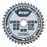 BERGER körfűrésztárcsa keményfém váltó fogazattal HM 185x2,4x20mm Z24/WZ