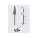 BERGER turbómaró kúpos gömbölyített végű KEL 1228/S6 MX