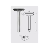 BERGER turbómaró tárcsaforma nyílfogazással Y 2505/S6 MY