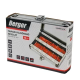 BERGER felsőmaró készlet 8mm befogócsappal HM 12r. alu boxban