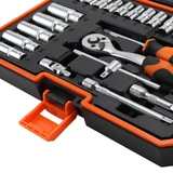 KENDO 1/4" dugókulcskészlet 25r. 4-14mm No.90561