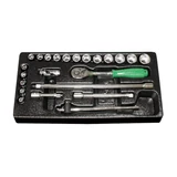 HANS 3/8" dugókulcskészlet 23r. 6-22mm TT-15 fiókmodul