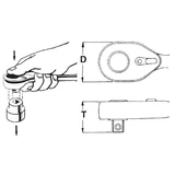 HANS 3/8" racsnis hajtókar 48T Quick Ergo CrV 3160GQ