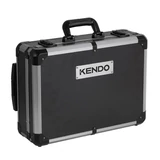 KENDO 1/4"+1/2" szerszámkészlet 161r. kerekes alu kofferben No.90703