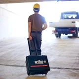 WIHA XL 2 villanyszerelő szerszámkoffer kerekekkel 60r. 9500/No.45795
