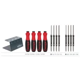 WIHA EasyTorque 2 nyomaték csavarozó markolat klt. állványban 13r. 0,6-3,0Nm T+IP 2920/No.47196