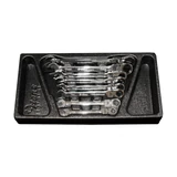 HANS racsnis csuklós csillag-villás kulcs készlet 8r. 8-19mm CrV TT-33 fiókmodul