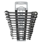 WIHA racsnis csillag-villás kulcs, irányváltós készlet 12r. 8-19mm 303-190/No.44661