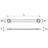 HANS E-STAR csillagkulcs E6xE7 CrV 1110E06x07