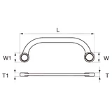 HANS önindító kulcs 14x17mm Crv 1108M14x17