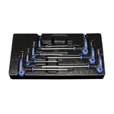 HANS T-nyelű TORX-TH kulcs készlet 7r. TH10-TH40 CrV TT-19 fiókmodul