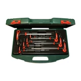 HANS T-nyelű gömbvégű imbuszkulcs készlet 8r. SW2-10 CrV TT-20 fiókmodul