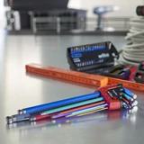 WIHA ErgoStar MagicRing gömbvégű imbuszkulcs készlet hosszú színes 9r. SW1,5-10 369RF/No.41979