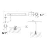 HANS pipakulcs 10mm CrV 1477M10