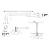 HANS pipakulcs 6mm CrV 1477M06