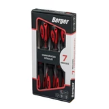 BERGER csavarhúzó készlet 7r. SL+PH+PZ mágneses CrV
